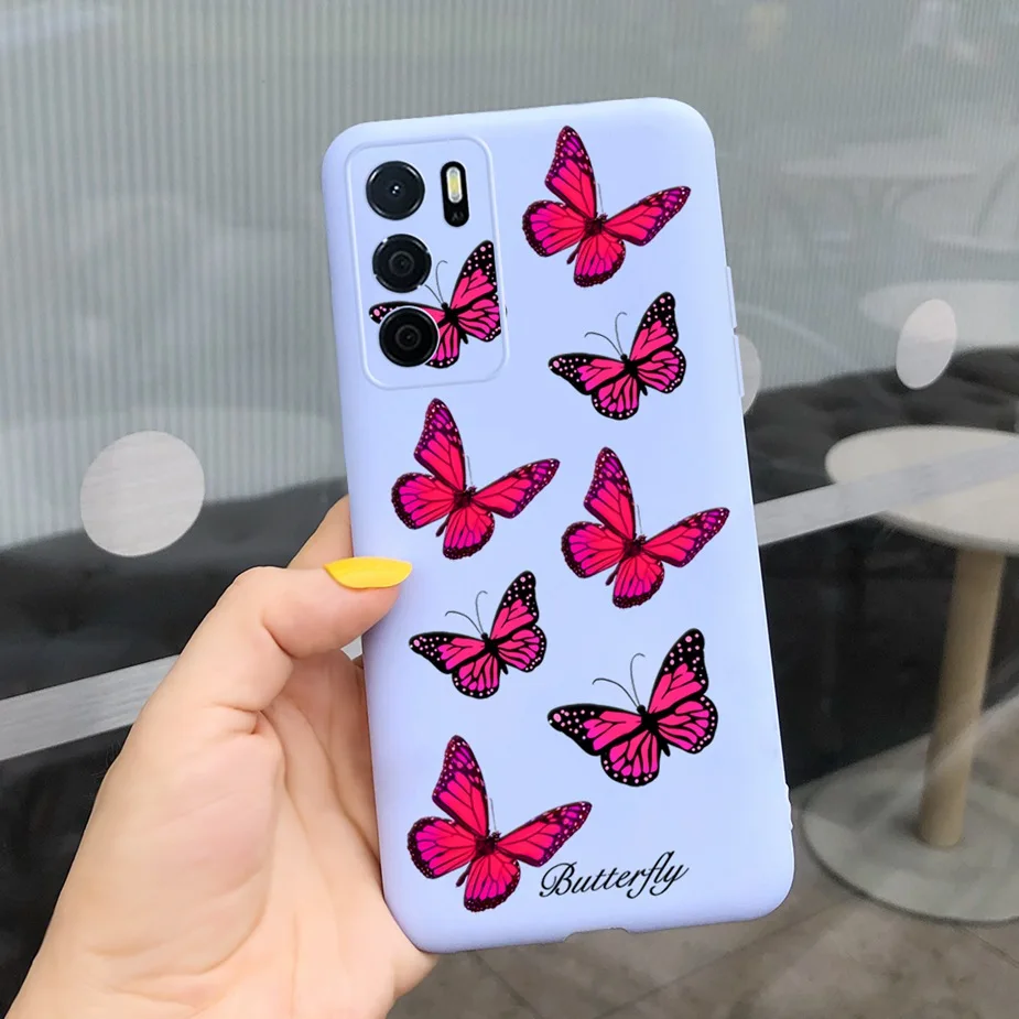 cases for oppo cases For Oppo A16 A16s Case CPH2269 Soft Silicone Stylish Candy Painted Cover For Oppo A16 OppoA16 S A54s Case Oppo A 16 s Coque Capa cases for oppo cases Cases For OPPO