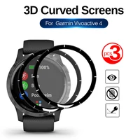 1/2/3 stücke 3D Full Screen Protector Auf Die Für Garmin Vivoactive 4 Vivo-aktive 4 vivoactive4 Smart Uhr Schutz Film Nicht Glas
