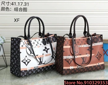 

Luxury Leather Handbags Women Bags Designer Brand Women's Shoulder Bags Large Capacity Ladies Hand Bags L483 Louis Vuitton LV-