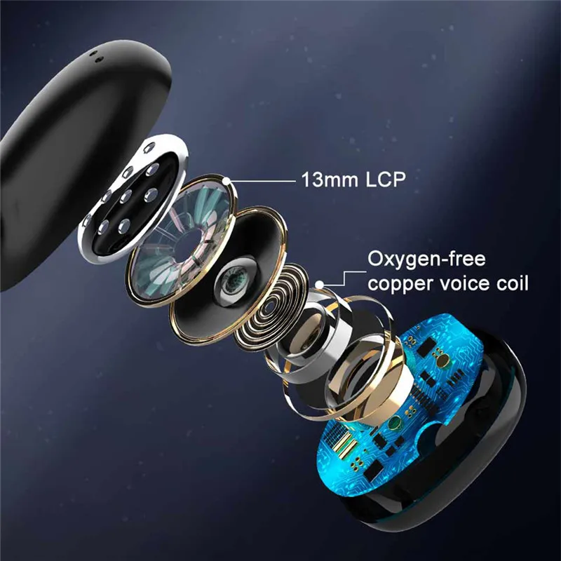 Earphone Bluetooth5.0 True Wireless A10S TWS Headsets LED Display 1800mAh Power Bank Headphones Hifi Stereo Sport Earbuds pk i12