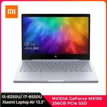 

2019 Xiaomi Mi Laptop Air 13.3" Ultra-thin Intel 8th Quad Core i5/i7 8GB GeForce MX150 256G SSD Fingerprint Recognition PC