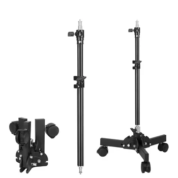 

Selens 70cm Light Stand Studio Mini Video Lighting Photography Light Stand Foldable Leg And Wheel Studio Equipment