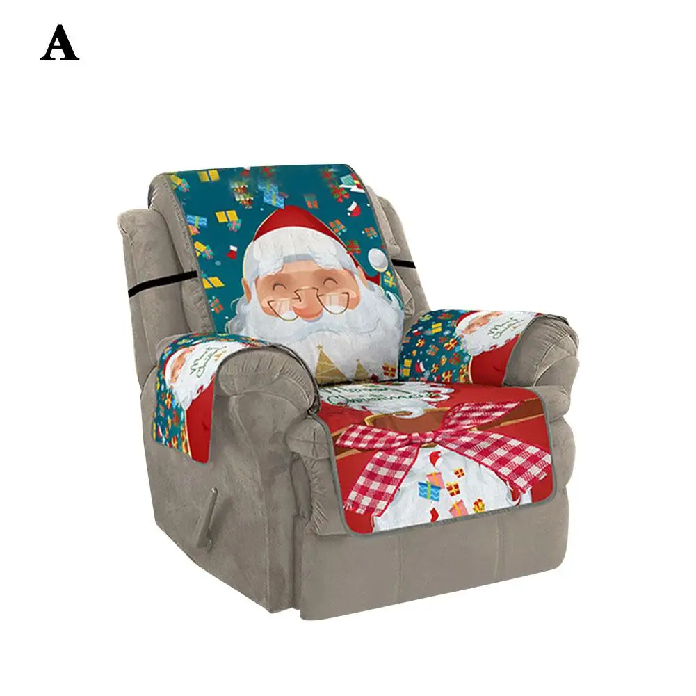 Рождественский 3D цифровой печатный чехол для дивана, пылезащитный чехол для дивана, машинная стирка, рождественские украшения, чехол для дивана - Цвет: Single person