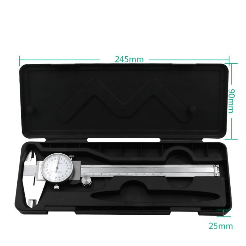 0150mm Shockproof Dial Calipers High Precision Vernier Caliper Outer