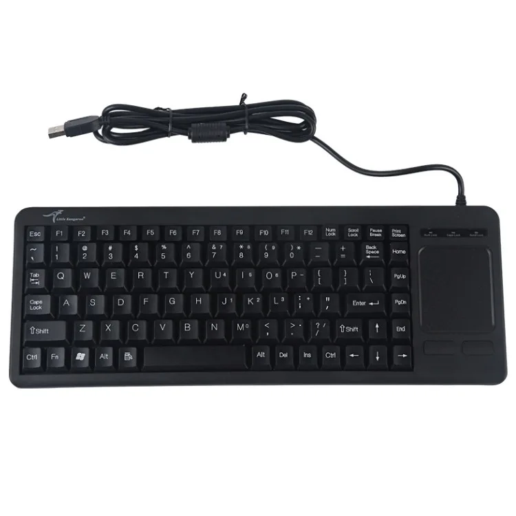 

DS-8800 USB Interface Waterproof Splash Laser Engraving Characters One-piece Cable Touch Pad Keyboard, Wire Length: 1