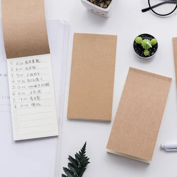 

Pocket Kraft Paper Memo Pad Notepad Stationery Scrapbooking Memo Notes To Do List Tear Checklist Note Pad