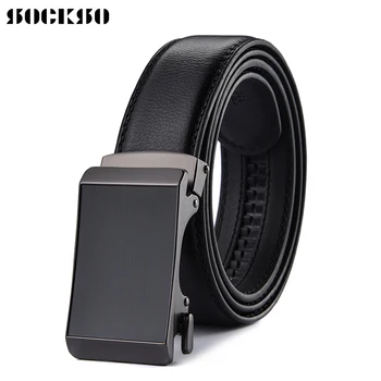 

Automatic buckle belts for men 2019 NEW authentic girdle trend men's belts Men Fashion designer fashion leather PK1280