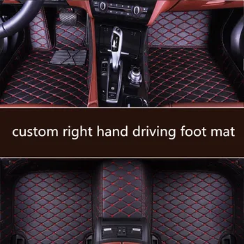 

car floor mats for right hand driving for SEAT all modles Ateca ibiza Leon car accessories styling Custom foot mats