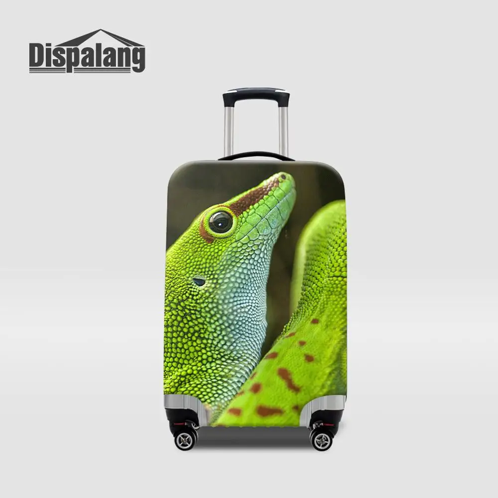 Dispalang, Эластичный Защитный чехол для багажа, индивидуальный дизайн, чехол ящерица для костюма, чехол из эластичного спандекса, чехол для путешествий, 4 размера, для 18-32 - Цвет: Luggage Cover10