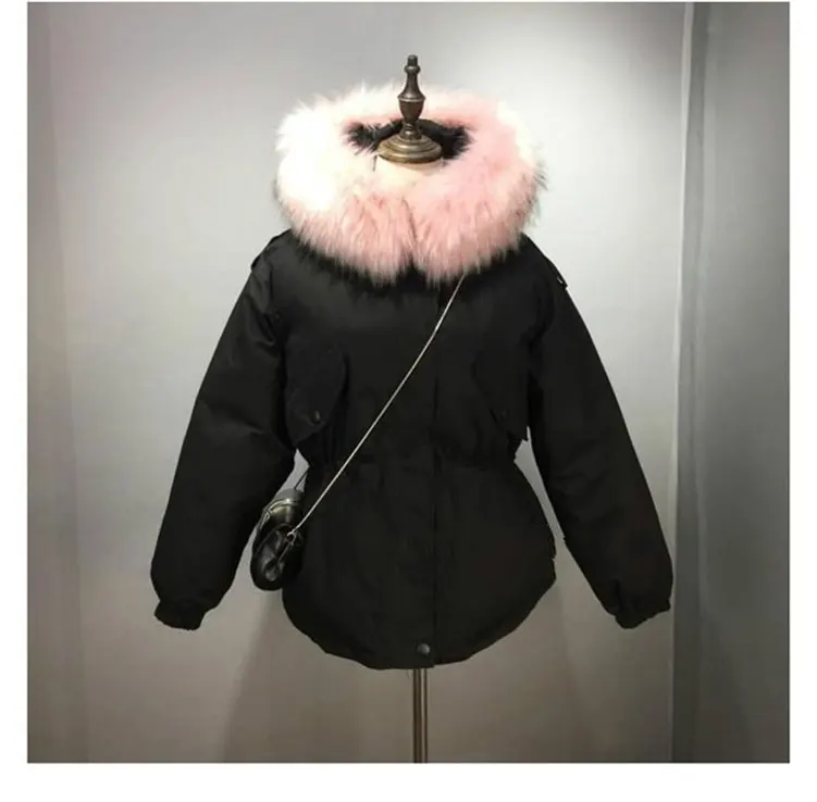 winter jacket women Large fur collar down wadded jacket female cotton-padded jackets thickening women winter coat 2031