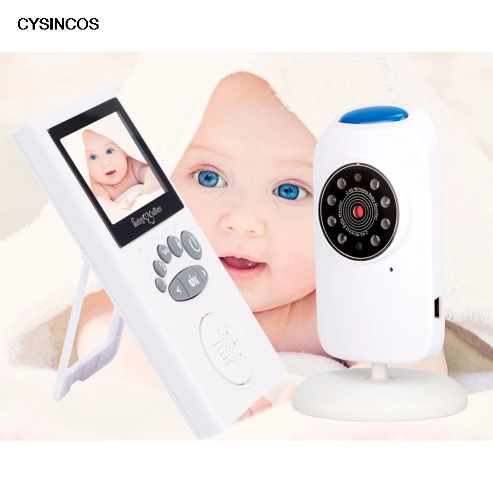 CYSINCOS детский монитор, камера для младенцев, цифровая камера, оптика, инфракрасное ночное видение, 2,4, ЖК-дисплей, беспроводной, два способа разговора, датчик температуры - Цвет: Bri regulation