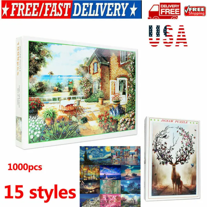 1000 Pieces Jigsaw Puzzles Educational Toys Love Tree Education Puzzle Toy DIY