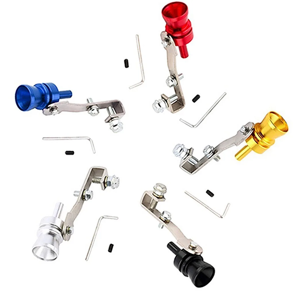 New Universal Simulator Whistler Exhaust Fake Turbo Whistle Pipe Sound Muffler Blow Off Car Styling Tunning