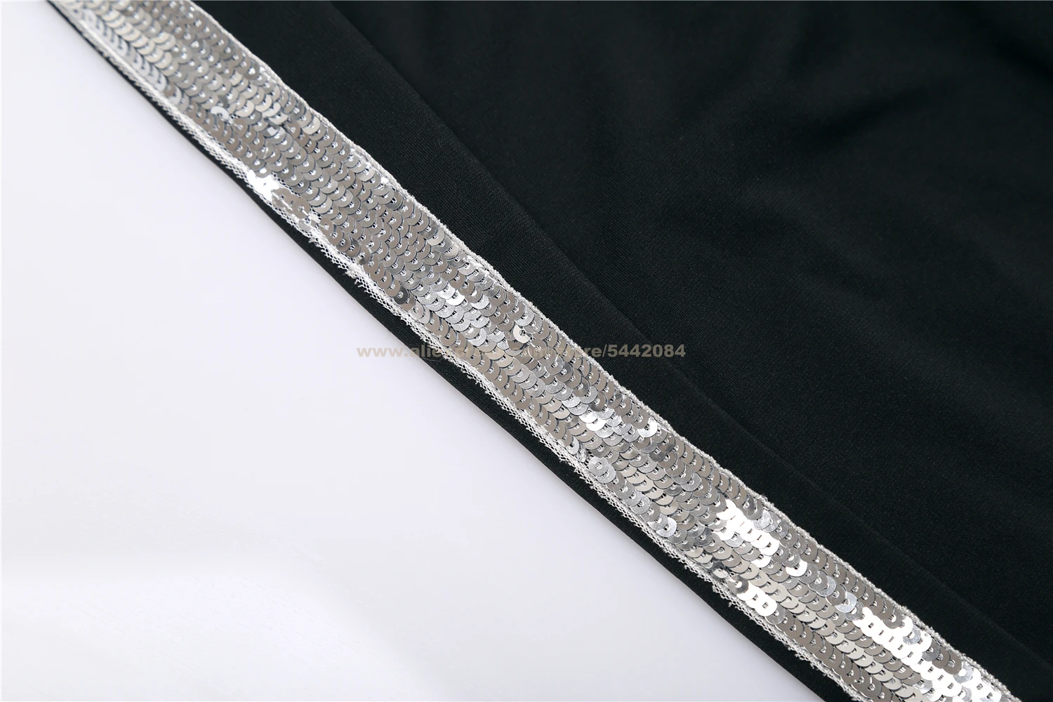 MJ Майкл Джексон Билли джинсовые брюки Серебристые полосы черные брюки для коллекции вечерние Брюки Костюм Косплей Prop#1BLJD06012