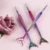 Русалка Радуга Рыбий Хвост Кисть Скульптура Усеивание Инструмент 3шт Nail Art Line Painting Liner Stripe Shape Drawing Маникюрная Ручка