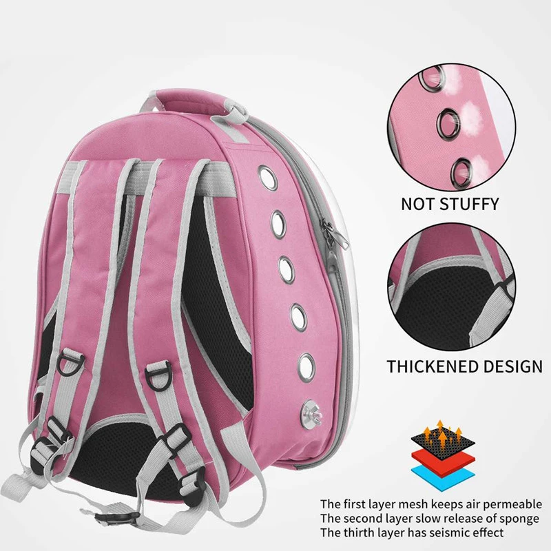 Pet-Parrot-Backpack-Small-Carrying-Cage-Outdoor-Travel-Comfortable-Breathable-Extensible-Carrier-Backbag-Space-Capsule (2)