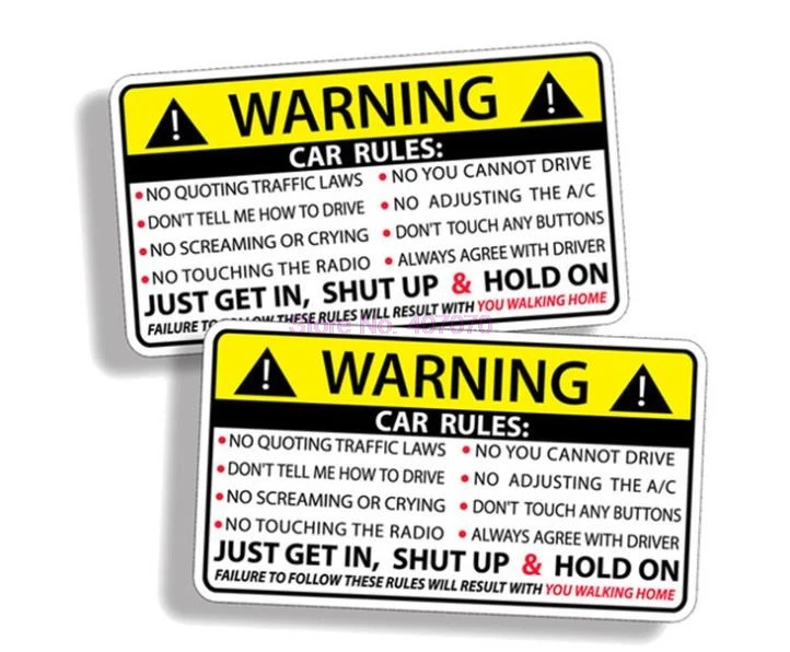 by-dhl-or-fedex-500pcs-car-safety-warning-rules-decal-pvc-car-sticker