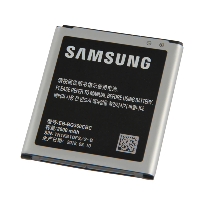 Original Samsung High Quality EB-BG360BBE Battery For Samsung GALAXY J2 SM-J200H SM-G361H G3606 G3608 G3609 2000mAh