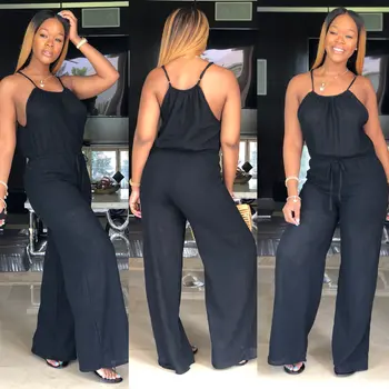 

Sexy Off Shoulder Jumpsuit Women Elegant Loose Rompers Wide Leg Long One Piece Playsuit Party Vacation Yellow Blue Overalls 3XL