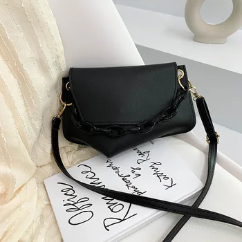 

2020 Women's Bag Trend New Shoulder Bag Black White Vintage Fashion Ladies Casual Korean Crossbody Bags For Documents