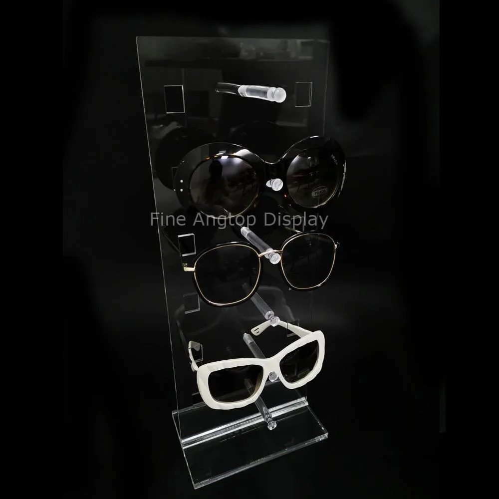 Акриловые очки Дисплей свободностоящая для хранения очков стойки