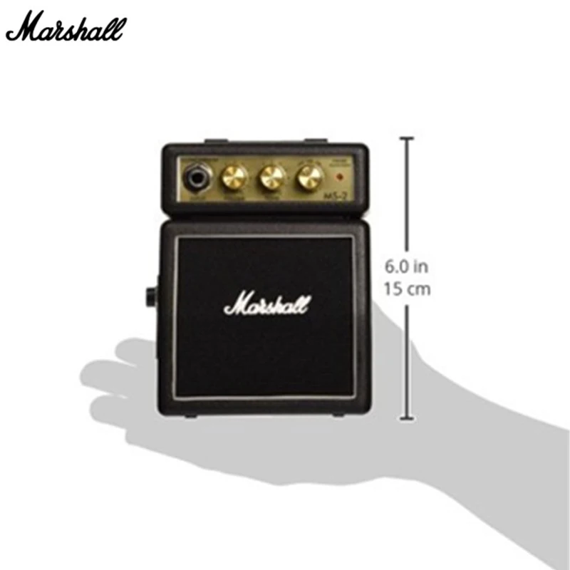Marshall MS2 громкость тон Регулируемый мини стерео разъем для наушников батарея привод гитары динамик портативный динамик