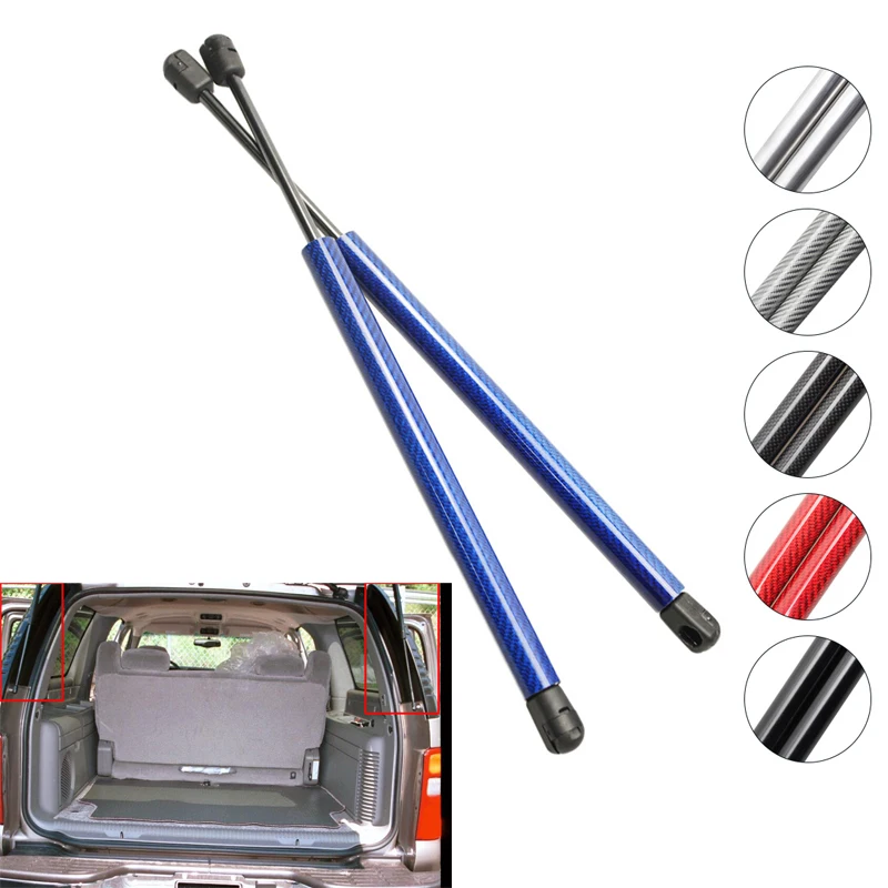 carbon fiber for Chevrolet Suburban (GMT800) SUV 2000-2006 GMC Yukon XL Rear Trunk Tailgate Lift Supports Gas Struts springs | Автомобили