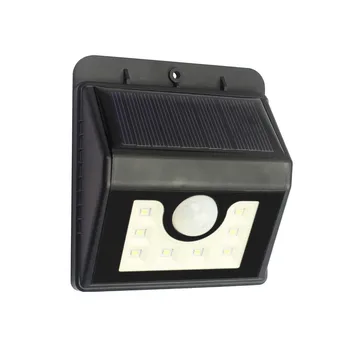 

8 LED Solar Power PIR Motion Sensor Wall Light Garden Patio Lamp Waterproof