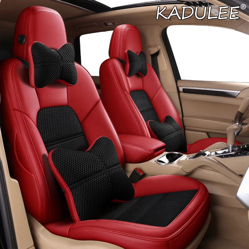 Кожаный чехол для автомобильного сиденья KADULEE Mitsubishi PAJERO OUTLANDER EX ASX Grandis Eclipse Cross galant