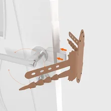 Nouvelle butée en Silicone pour porte de chambre de bébé, serrure silencieuse pour porte de chambre à coucher, Protection Anti collision, butée d'impact 1 pièce 