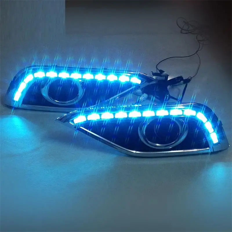 Drl Assessoires сборка Cob внешний Luces Led Para авто освещение фары передние противотуманные фары 12 13 14 для Honda CRV