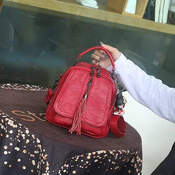 

Temperament Handbag Women's Small Bag New Fashion Simple Shoulder Bag Women's Soft Leather Shoulder Messenger Bag