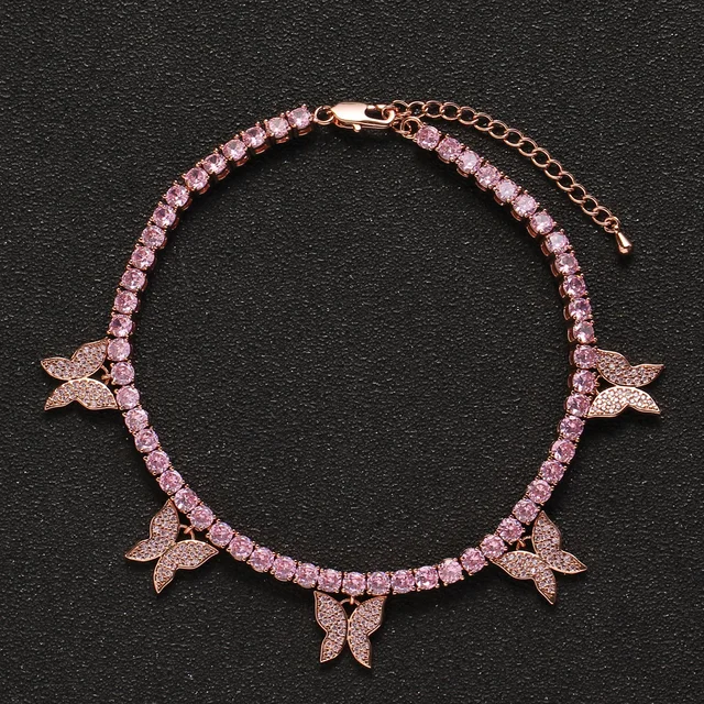 Rose Gold PinK Stone