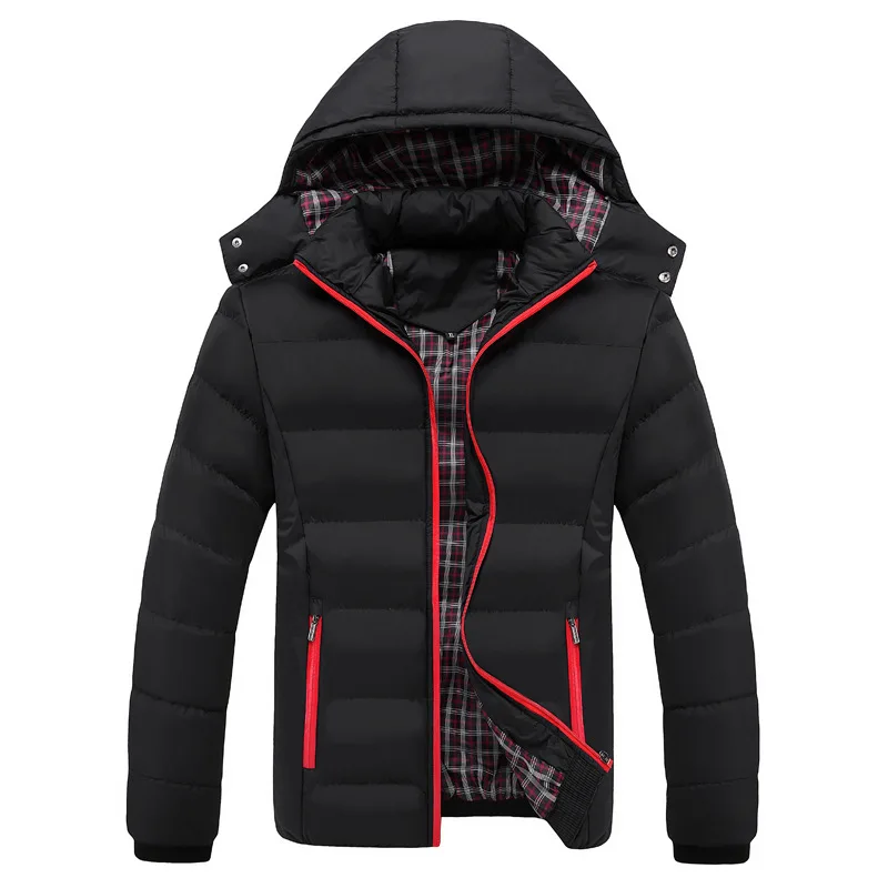 

Oversize 3XL 4XL 5XL 6XL Duck Down For Men Winter Warm Solid Colour Thick Snow-outwear Full Sleeve Down Normal Length Jacket