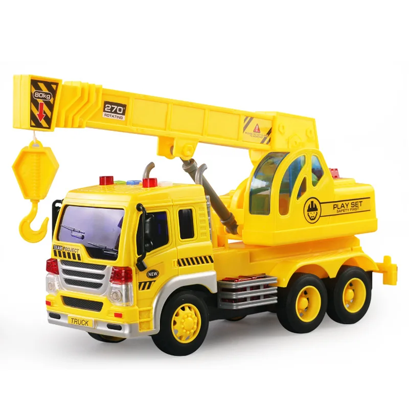 

Large Size Sprinkle China Continent diao ji che Inertia Sprinkle China Continent Hook Machine Excavator Car Locomotive Toy Can B