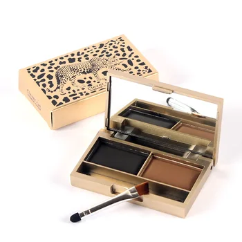 

Two-color, waterproof, easy to color, no makeup eyebrow powder Leopard shining 3D eyebrow powder 8802