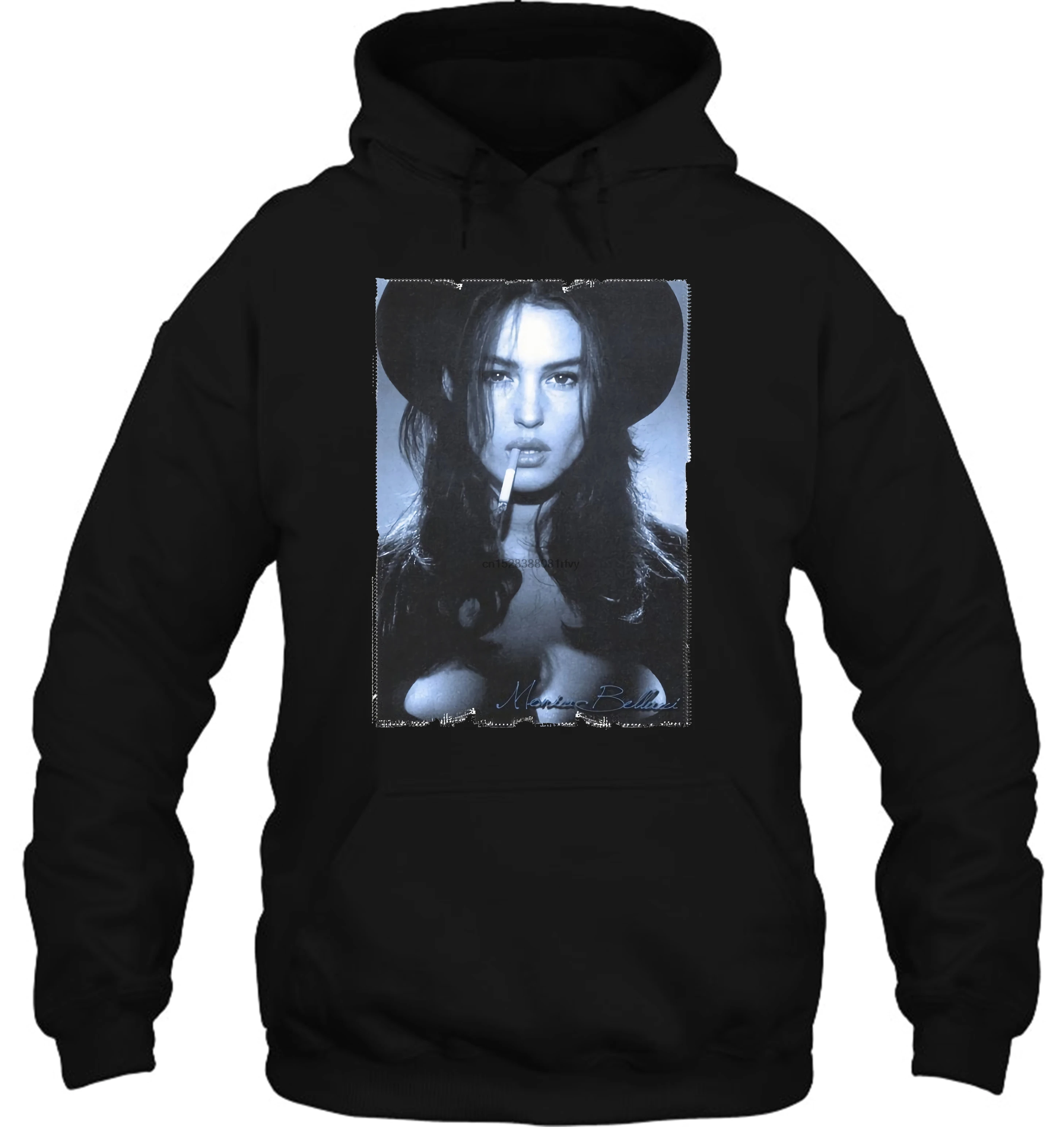 Мужская толстовка Monica Bellucci H Blue Celebrity Star женская уличная одежда