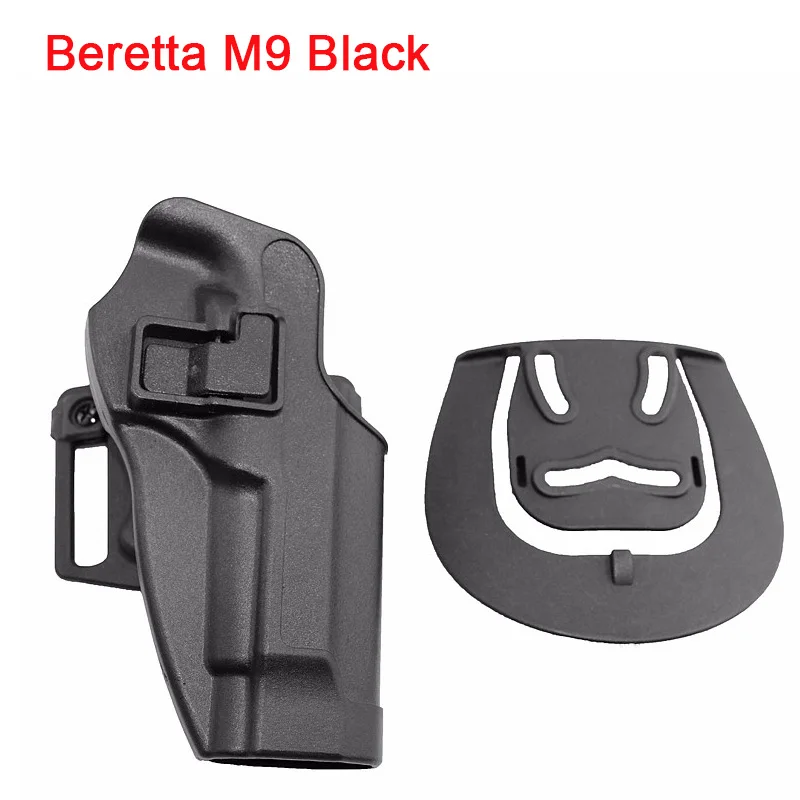 M9 Black Тактический Пистолет Кобура сумка чехол для Glock 17 19 Beretta M9 Кольт 1911 Sig Sauer P226 USP Airsoft кобура для пистолета принадлежности для охоты - Цвет: M9 Black