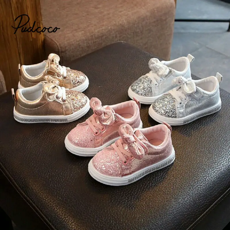 Spring Autumn Sneakers Children Toddler Baby Girls Boys Solid Sneaker