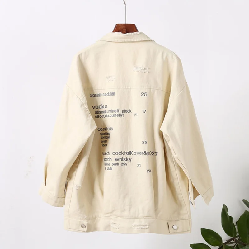 Harajuku Весна Осень Студенческая плюс размер Свободная Женская куртка 2020 Новая мода