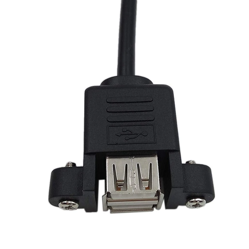 50 см двойной USB 2,0 A мама Панель Крепление-10 P 0,1 дюйма разъем шаг материнская плата кабель