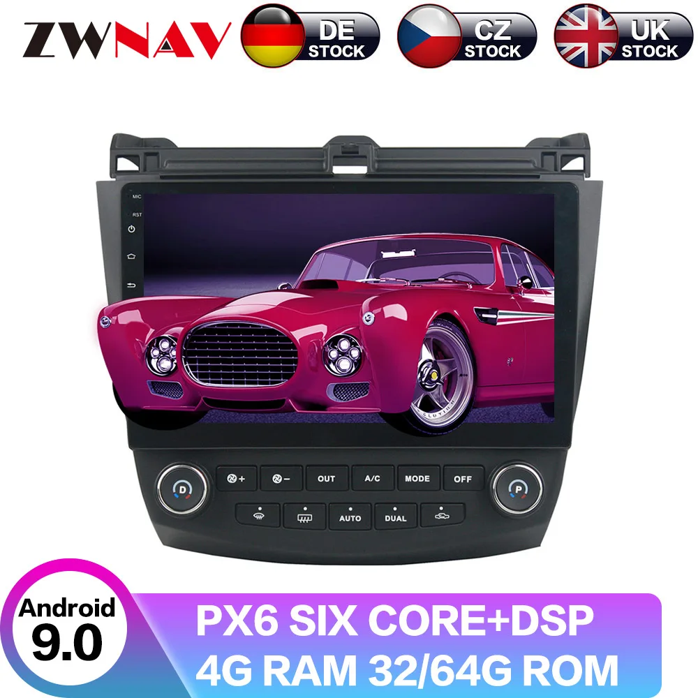 

Android 9 8 Core With DSP For HONDA ACCORD 7 2003-2007 Car radio video player Multimedia GPS navigation No dvd 2 din