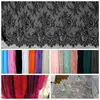 Top quality elegant sexy women long dress lace fabric eyelash chantilly lace Black 1piece/3 meters Classic design home diy lace ► Photo 2/6