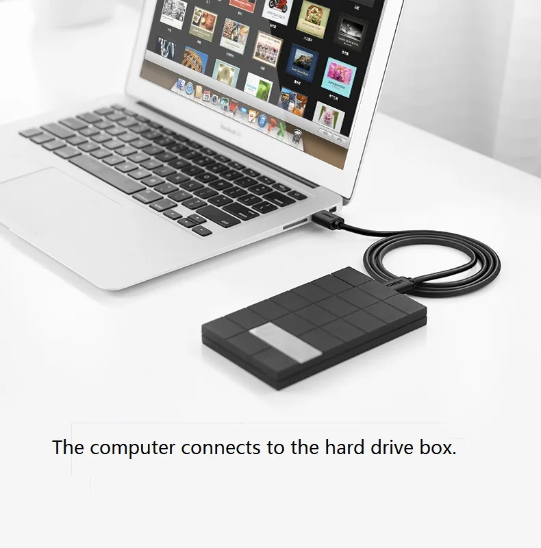 UGreen US102 двойной головкой USB кабель для usb линии для ноутбука компьютера радиаторы соединительный кабель