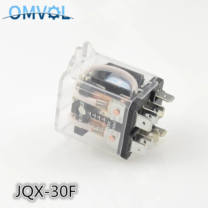 8 Pin вилкой/корейский производитель кабелей в Тип DC12V DC24V AC110V AC220V Мощность реле JQX-30F 2Z