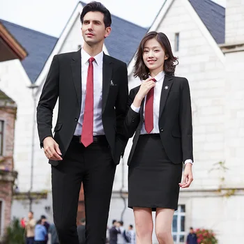 

high-end slim and easy to wear suit suit for men's business suit office women's autumn and winter professional wear