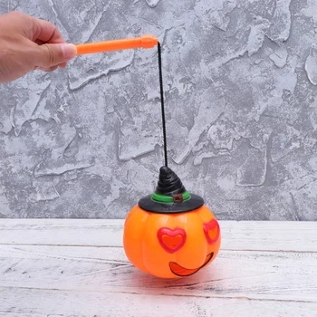 

2 PCS Pumpkin Lantern Props Sound-activated Portable Light Lamp for Children Kids Halloween Outdoor Activities