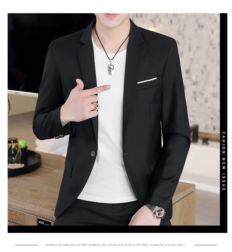 casual blazer M-5XL Spring Autumn New Blazer Men's Oversized Suit Jackets Casual Man Clothes Streetwear Coat Business Suit Costume Homme Tops casual blazer