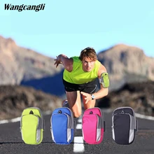 Для мужчин Для женщин двигаться Для мужчин т мешок на молнии рука Компактный Безопасности деньги Arm пакеты Водонепроницаемый холст повязка на руку во время упаковки Tarvel Arm Пак