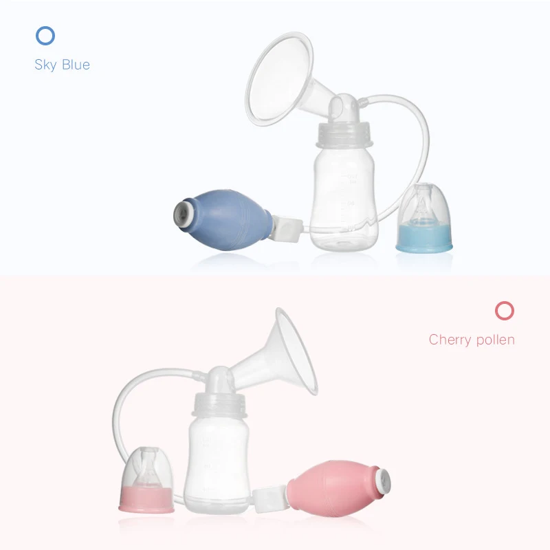 Silicone Manual Control Breast Pump Baby Feeding Bottle Feed And Storage Milk Breastfeeding Baby Accessories Puerperal Nursing